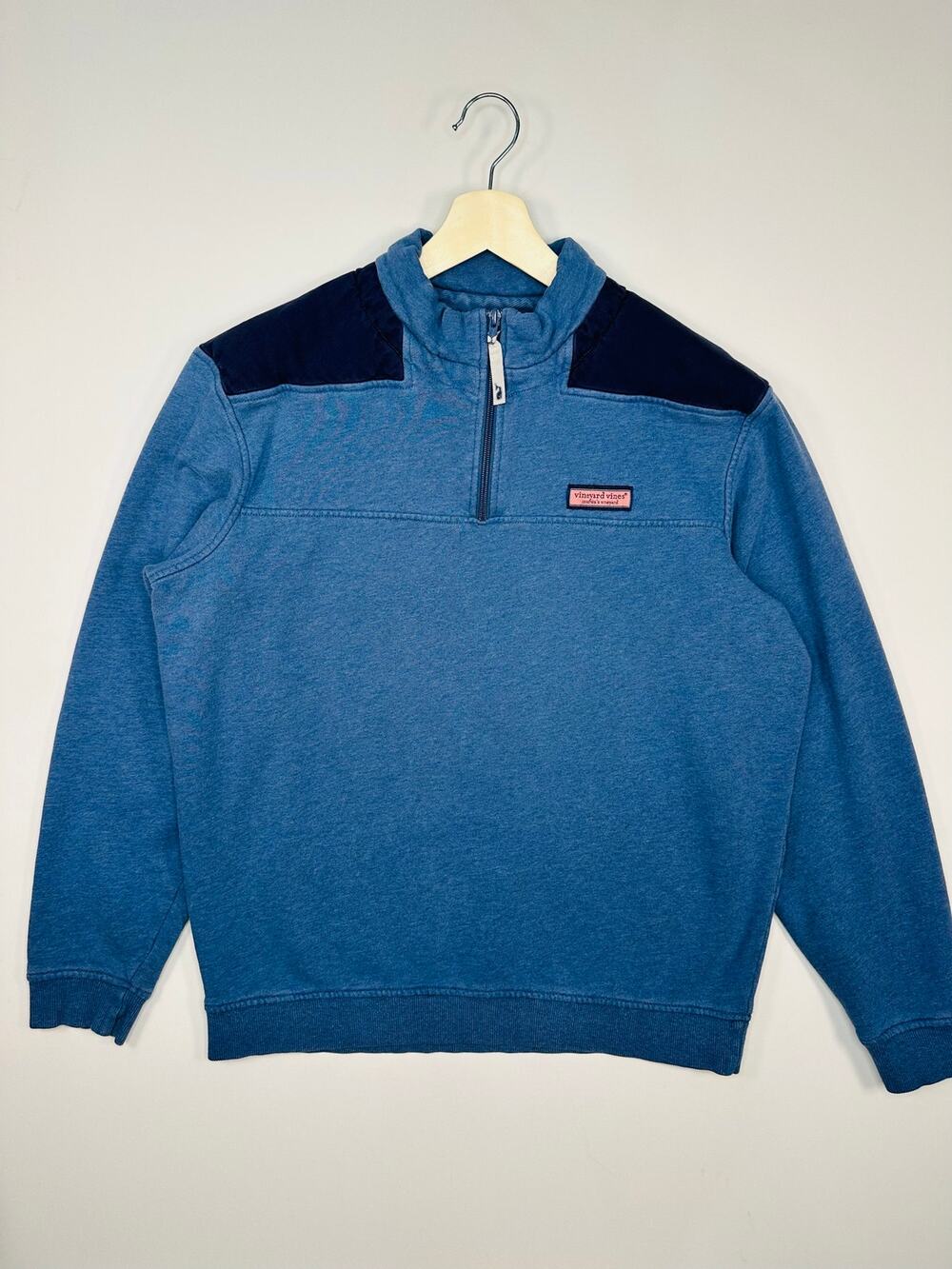 Vineyard Vines Quarter Zip Cotton Pullover Sweatshirt Size Medium